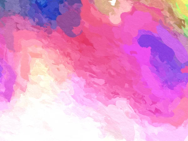 抽象的なカラフルな水彩画の背景美しい虹色の質感 — ストック写真