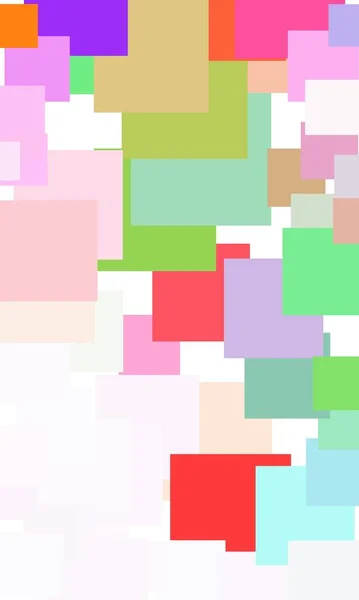 Fundo Abstrato Com Quadrados Coloridos — Fotografia de Stock
