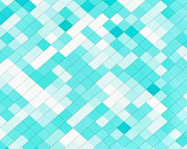 Абстрактний Геометричний Фон Синьо Білими Квадратами — стокове фото