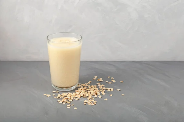 Latte Avena Fresco Biologico Vegetariano Non Latticini Bevanda Alternativa Latte — Foto Stock
