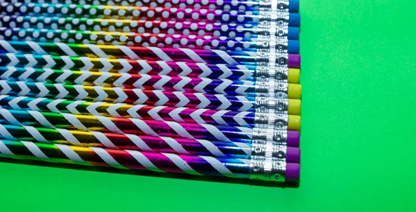Zbliżenie Kolorowych Ołówków — Zdjęcie stockowe