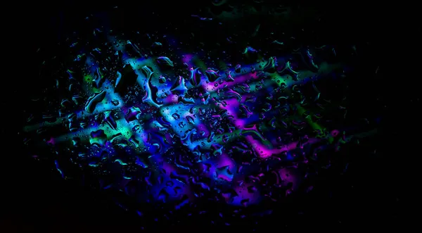 Fondo Colorido Abstracto Completo Fondo Pantalla Abstracto Con Gotas Agua — Foto de Stock