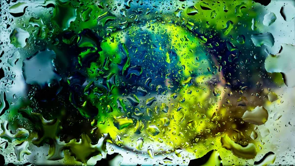 Pieno Sfondo Colorato Astratto Carta Parati Astratto Con Gocce Acqua — Foto Stock