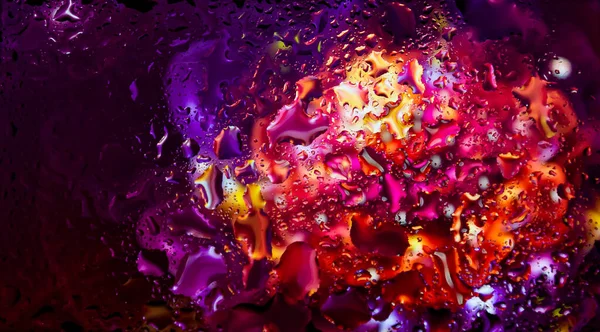 Full Abstract Colorful Background Abstract Wallpaper Water Drops Colorful Background — Stock Photo, Image