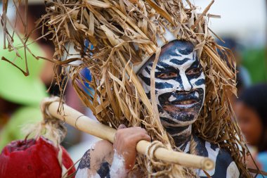 boracay Filipinler üzerinde Festival atı atihan. kutlanan her