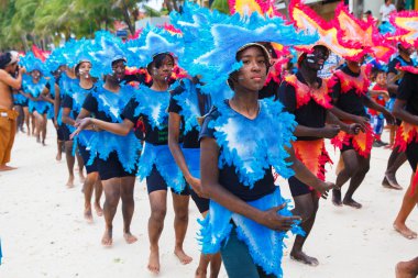 boracay Filipinler üzerinde Festival atı atihan. kutlanan her