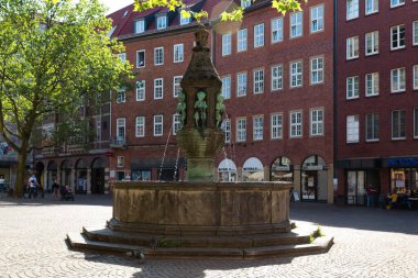 Ortaçağ Ortaçağ Bremen Şehri Almanya 15 Temmuz 2021