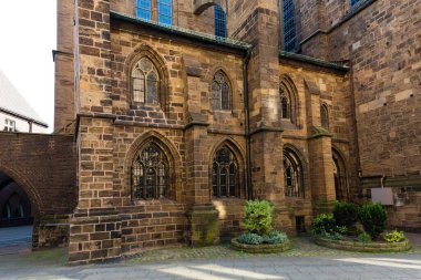 Ortaçağ Hanedan Şehri Bremen 'in tarihi merkezi, Almanya 15 Temmuz 2021