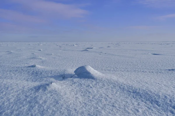 Kardan Gelen Gölge Çizgileri — Stok fotoğraf