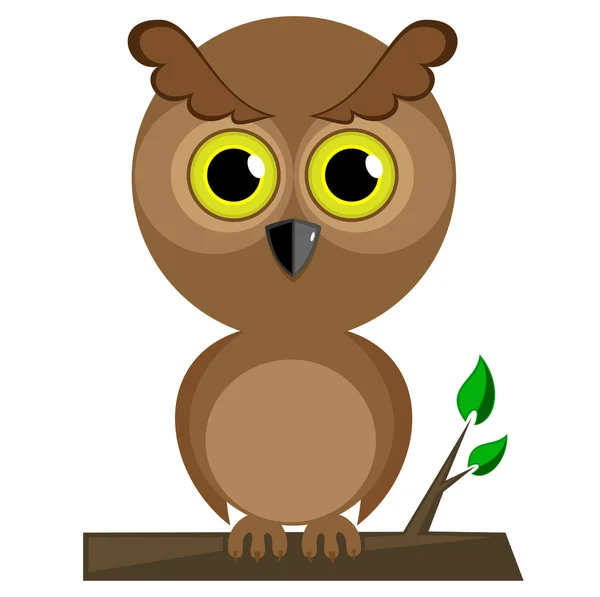 Wisdom owl. — Stock Vector