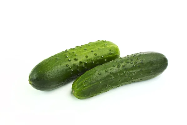 Green fresh cucumbers — Stock Photo, Image