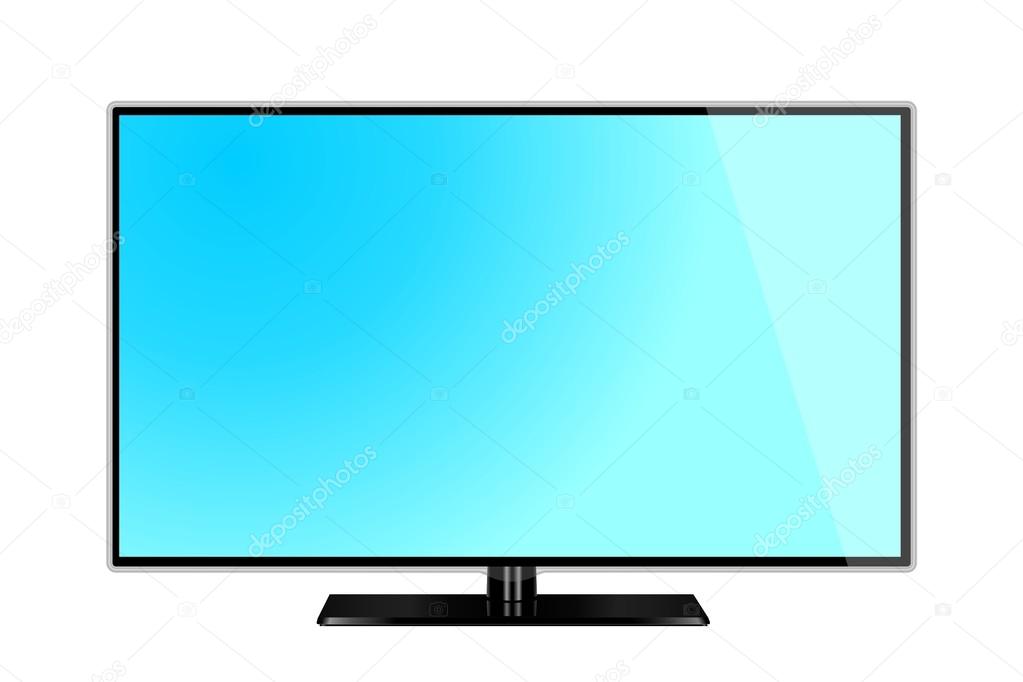 Led TV vector image