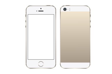 Akıllı telefon vektör iphone tarzı