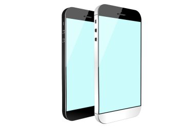 Smart phone vector graphic clipart