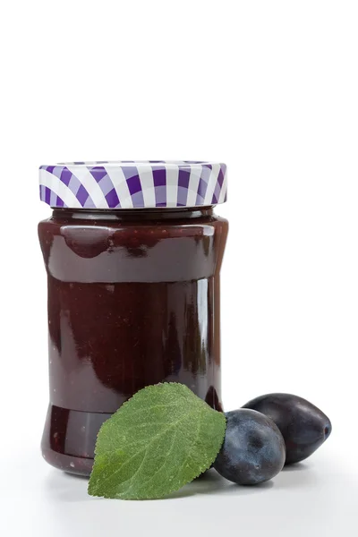 Homemade plum jam — Stock Photo, Image