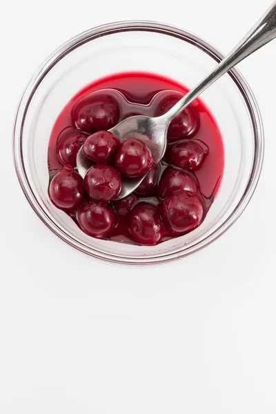 Sour Cherry Compote — Stock Photo, Image