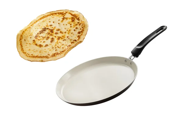 Att göra pannkakor — Stockfoto