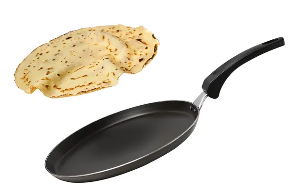 Att göra pannkakor — Stockfoto