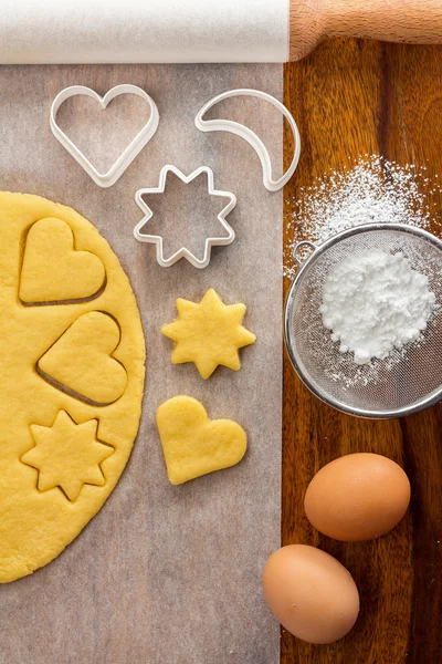 Plätzchen backen — Stockfoto