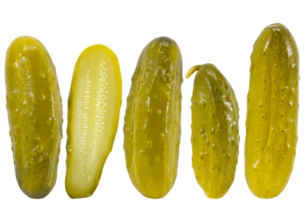 Pickled dill cucumbers — Stock Photo, Image