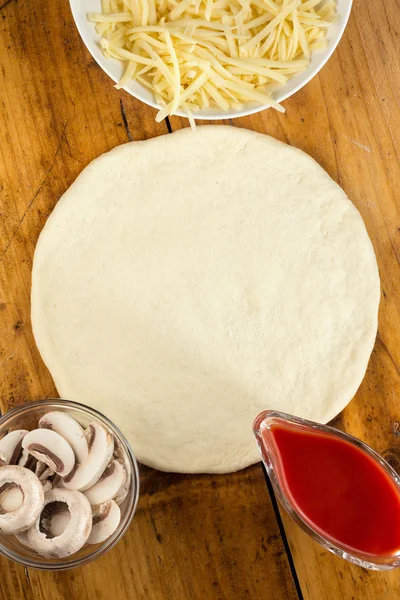 Ingredienti della pizza — Foto Stock