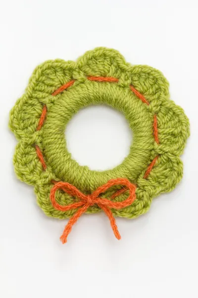 Crochet Christmas Decoration — Stock Photo, Image