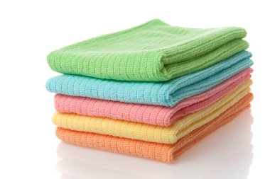 Microfiber towels clipart