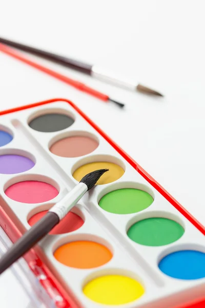 Aquarelverf set — Stockfoto