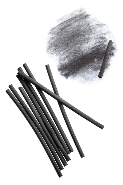 Charcoal Sticks — Stock Photo, Image