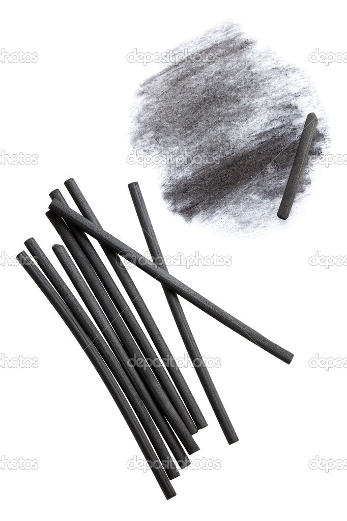 Charcoal Sticks Stock Photo by ©Melica 45157965
