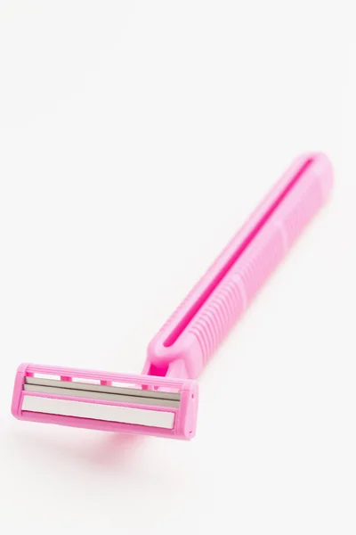 Pink razor blade — Stock Photo, Image