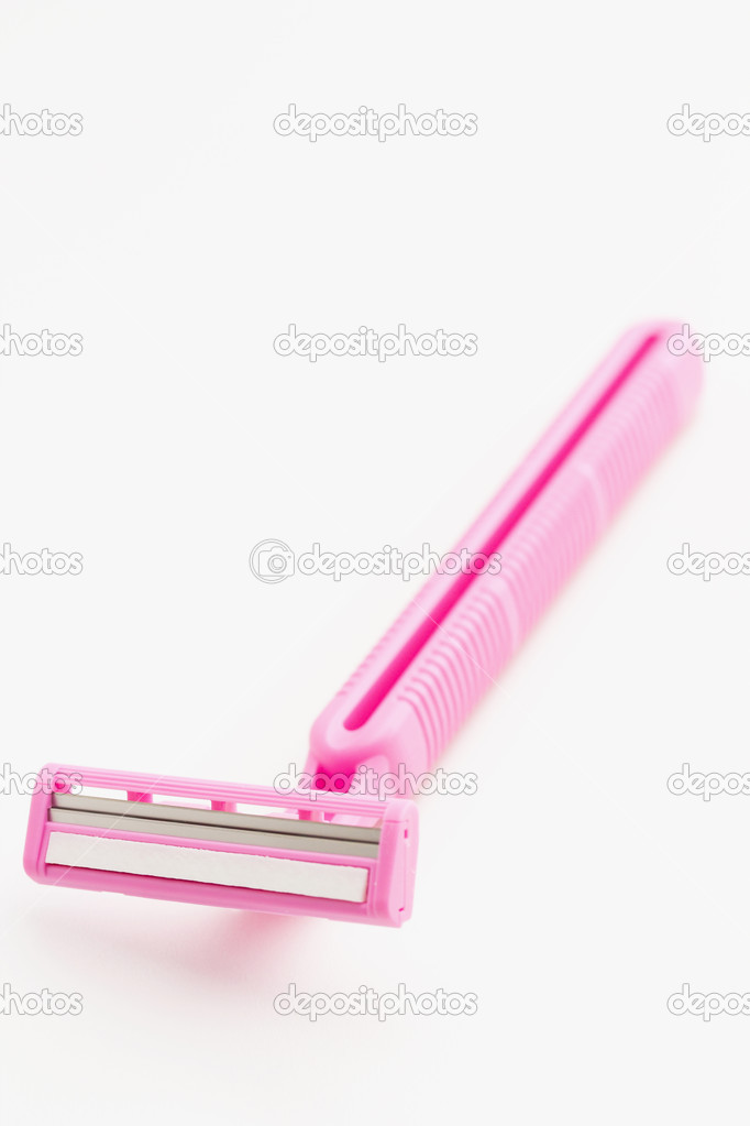 Pink razor blade