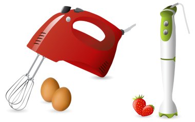 elektrikli el mikseri ve blender