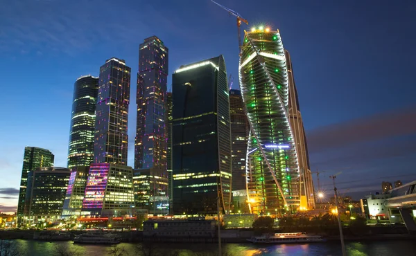 Towers of Moscow International Business Center — Stock Photo, Image