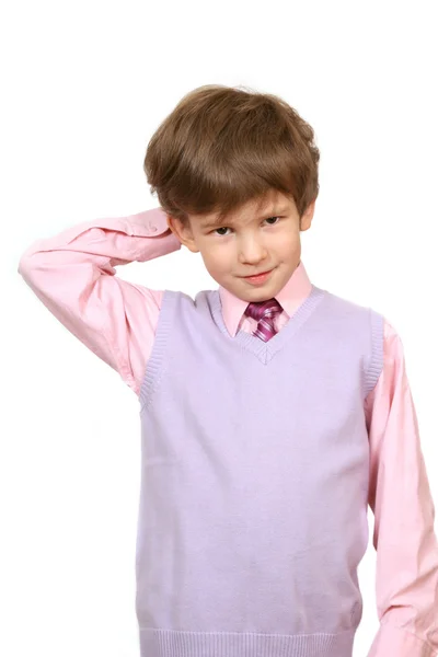 Confused boy — Stock Photo, Image