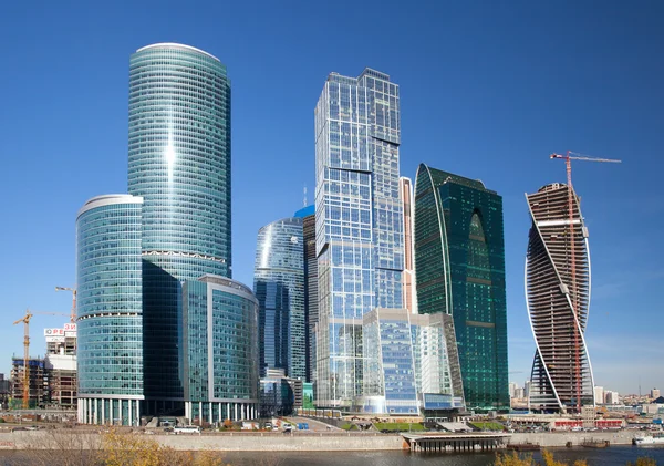 Wolkenkrabbers in Moskou — Stockfoto