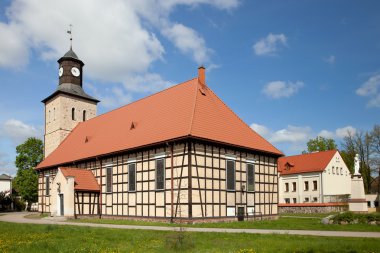 St. Jan Chrzciciel Church in Pisz, Poland clipart