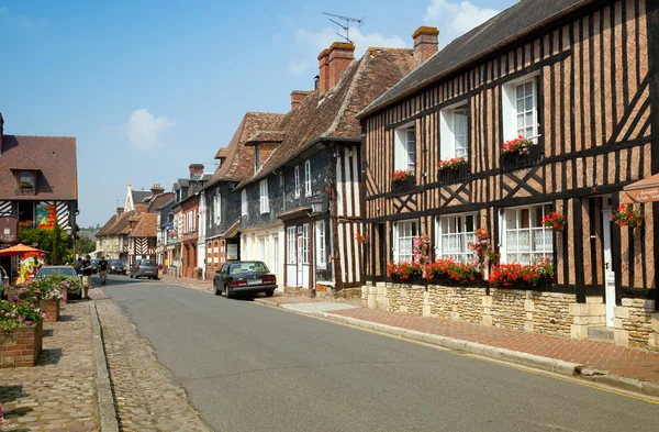 Old street of village in north France — Stock Photo, Image