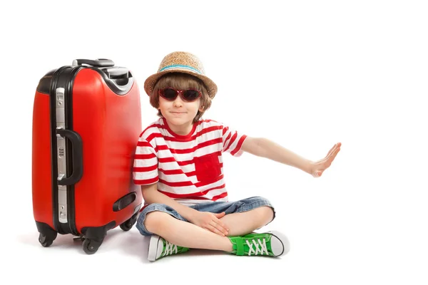 Boy tourist — Stock Photo, Image