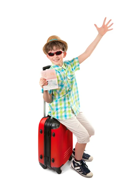 Boy tourist — Stock Photo, Image