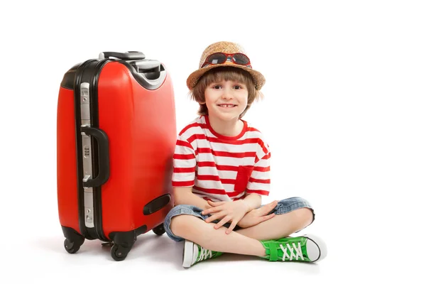 Boy tourist — Stock Photo, Image