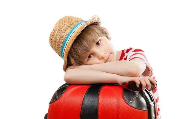 Niño turista — Foto de Stock