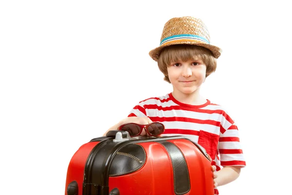 Boy tourist — Stock Photo, Image