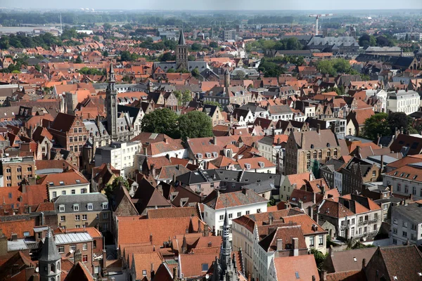 Roofs of old Brugge — Stock Photo, Image