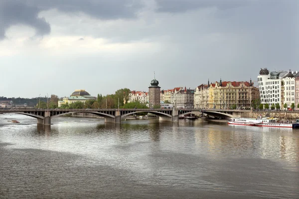 Jiraskuv bridge — Stock Photo, Image