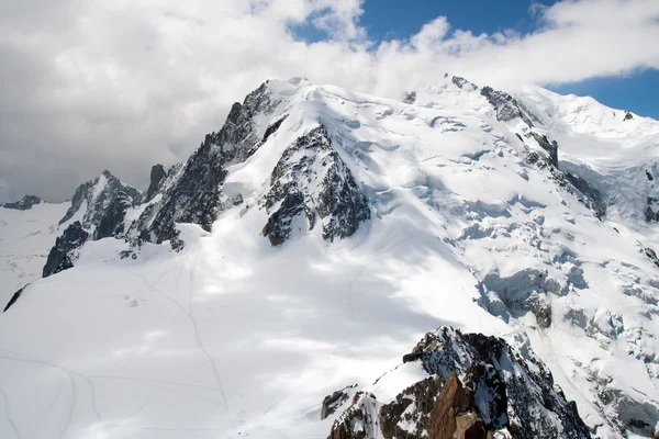 Mont blanc masivní — Stock fotografie