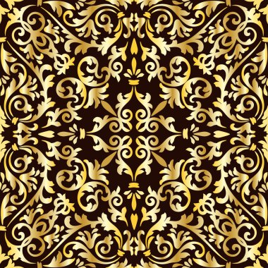 Altın Barok desen