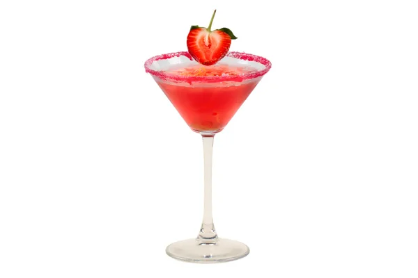 Cocktail martini jordgubb — Stockfoto