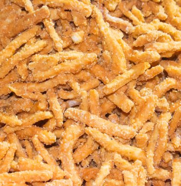 Bangladeshi hand made snacks. Chinese characteristics dessert.