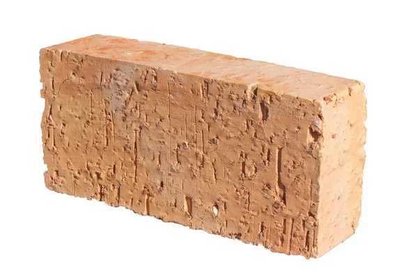 Red brick with granite grains — Stock Photo, Image